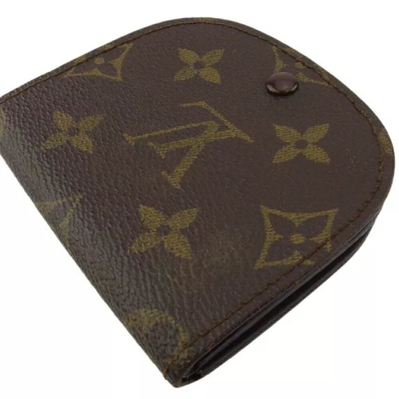 Louis Vuitton Coin Case Monogram Beige Monogram Canvas Authentic Used T18750 - Picture 4 of 8